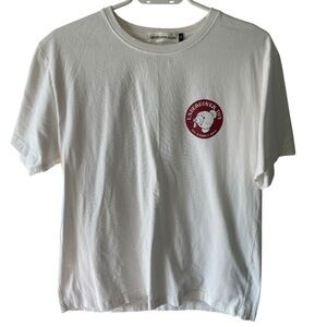 Men’s RARE Undercover Toy white T size L with brand logos